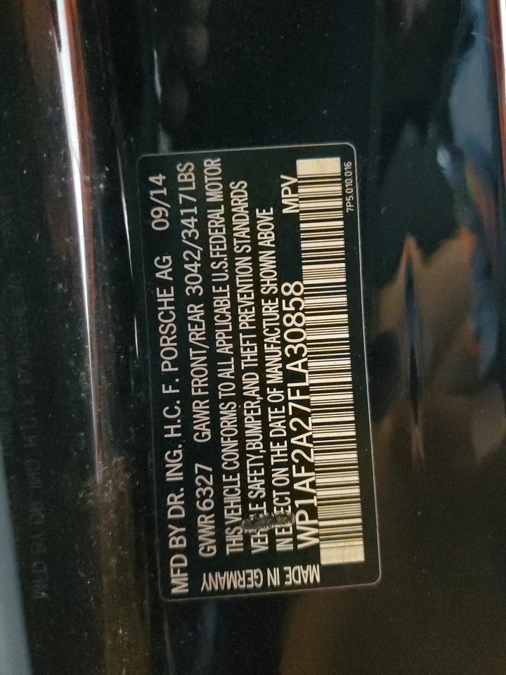 2015 PORSCHE CAYENNE